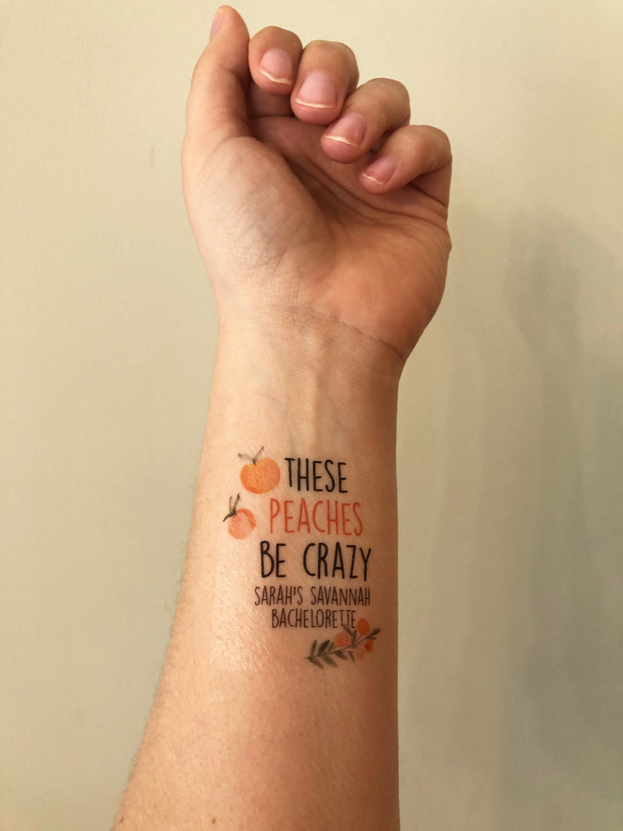 Custom Temporary Tattoo Bachelor Party Favors